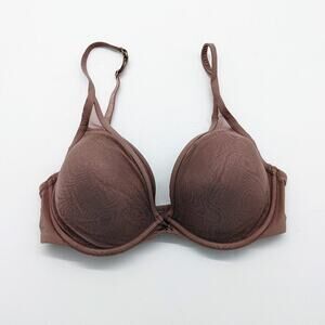 Thirdlove Neutral 24/7 Classic Contour Plunge Bra Wired Size 32D 1/2